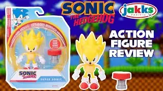 Jakks Pacific Classic Super Sonic Action Figure Review|Unboxing