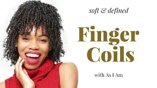 How To: Finger Coils on Type 3 & 4! | As I Am