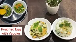 Poached Egg with Veggies Recipe | Healthy Breakfast in 10 Minutes #viral video 