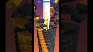 Stack Ball 3D Game | Level 144 | Play StackBall Game In Fast Speed | StackBall GameYoutube Shorts