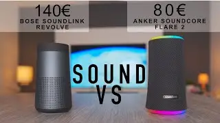 Bose SoundLink Revolve VS Anker Soundcore Flare 2 Soundtest