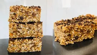 Easy Vegan Healthy Nut-Free Granola Bars