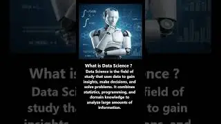 What Is Data Science? #ai #vision #technology #datascience #shorts