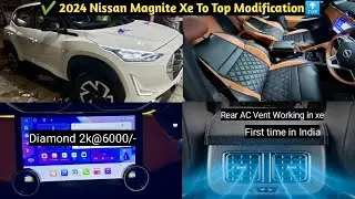 ✅ 2024 Nissan Magnite Xe install Rear Ac Working✅ Magnite Modified✅ Magnite Modification✅ Magnite