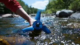 Free energy, sustainable living, Portable hydroelectric generator lets you take your power station