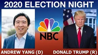 Andrew Yang vs Donald Trump - Election Night 2020 - Presidential Election Prediction - August 9th