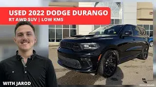 Used 2022 Dodge Durango RT AWD SUV - Low KMs | Stock # SR36263A - Redwater Dodge