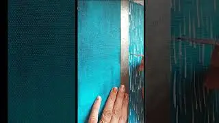 Abstract water droplet oil painting on canvas, beautiful Rainwater drop#viral#shots#art #water#rain