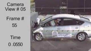 Crash Test 2006 - 2008 Toyota Prius (Full Frontal) NHTSA