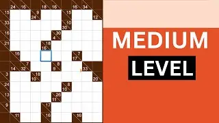 Medium Level Kakuro #1 | Medium Level