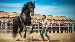 SE RIERON CUANDO LE PROHIBIERON ACERCARSE AL CABALLO… HASTA QUE TODO SE SALIÓ DE CONTROL