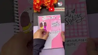Friendship Day Journal 🦋🌈| Best Friend Journal | Journal with Me #shorts #youtubeshorts #journal