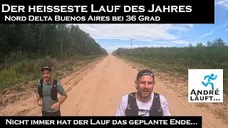 Nord Delta Buenos Aires im Januar 2025. Brennend heisser Tag, sollte man wirklich laufen? Verr&uuml;ckt!