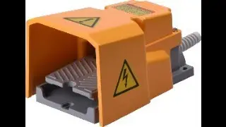 Kacon company micro-video, HRF-HD3NX industry heavy duty foot switch