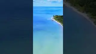 Aerial Footage of Big Charity Island in Saginaw Bay