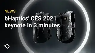 bHaptics' CES 2021 keynote in 3 minutes - world's first native gaming haptic suit