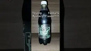 Trying Fanta's Mystery Flavor?!? | #fanta #zero #sugar #food #drink #soda #mystery #shorts #review