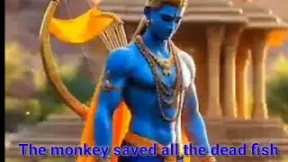 The monkey saved all the dead fish#aiLikes#save#water#ai #aivideoediting