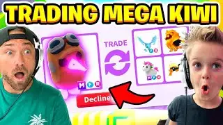 Trading The *NEW MEGA Kiwi* Pet in Adopt Me! The Offers Are Insane! Roblox!