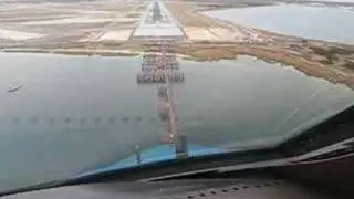 KLM Boeing B747-400 Landing at New York JFK Cockpit view