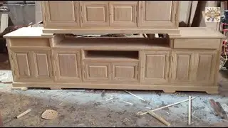 Weekend Woodworking Projects Ideas // Make A Sturdy Large Table door From Wood//woodworking project