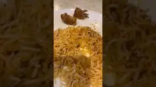 PAKKA Hyderabadi style biryani #shorts #food #youtubeshorts #trending #viral d