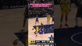 Every Isolation vs Rudy Gobert in the 2025 NBA Playoffs