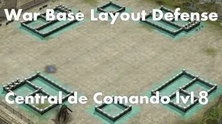Call of Duty: Heroes - Command Center Level 8 - War Base Layout Defense (Anti Ghost)