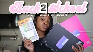 MY BACK TO SCHOOL SUPPLES HAUL 2025 | sophmore year