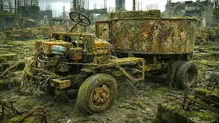 Old Concrete Mixer Restoration | Concrete Mixer Engine Restoration | Old Construction Tools Repair