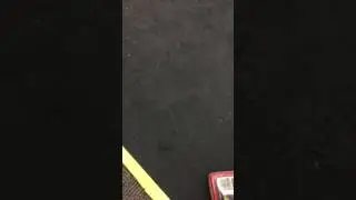Sanitaire sc886 vacuuming a dirty carpet