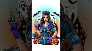 🎃 Halloween Nurse-Themed T-Shirts on Sale! 🕸️ Grab Yours Before August 31st! 👻