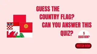 Flag Quiz: Dragon, 40 Rays, Checkerboard, Red Flag & Cedar Tree &ndash; Guess the Country!#quiz