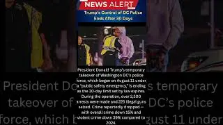 Trumps direct control of Washington DC police force set to expire#breakingnews #worldnews