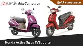 Honda Activa 3G vs Jupiter Comparison Review