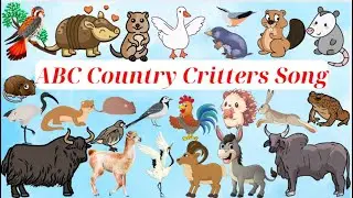 ABC Country Critters Song0617|ABC Songs Sounds Farm Animals Novelty|Kids Song TV