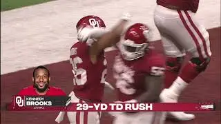 Oklahoma breaks game open with Kennedy Brooks touchdown run vs Oregon Alamo Bowl