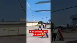 Why Did He Stand Under Spinning Helicopter Blades?