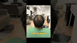 1 year loc growth #locjourney #sisterlocksjourney #locgrowth