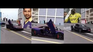 PSL 4 Ky Captain's Ki Dabang Entry In Trophy Ceremony Dubai With  Super Cars