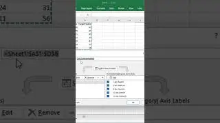 #shorts | Charts in #Excel Part 3