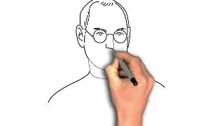 How to draw  Steve Jobs drawing image step by step