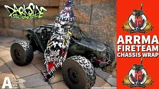Darkside Studio Arts Arrma Fireteam Chassis Wrap Quick Shot!!!
