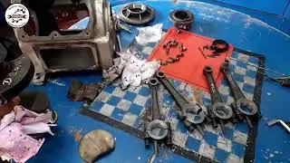 Restoring a Severely Damaged Air Compressor | Step-by-Step #Air Compressor Repair#||