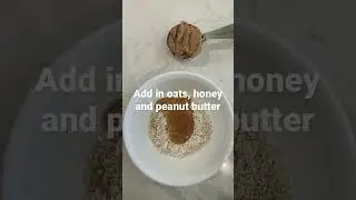 3 ingredient peanut butter oat balls #recipe #healthy #snack