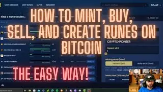 HOW TO BUY, SELL, AND CREATE RUNES ON BITCOIN THE EASY WAY!