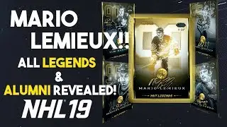 LEMIEUX RETURNS! ALL LEGENDS AND ALUMNI IN NHL 19 HUT!