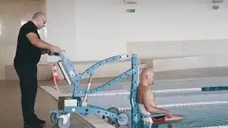 Mobile pool lift EcoPool