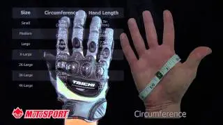 RS Taichi Velocity Leather Mesh Carbon Gloves - RST401 Fit