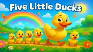 Five Little Ducks | Learn to Count 1&ndash;5 + Counting Backwards | Action Song
